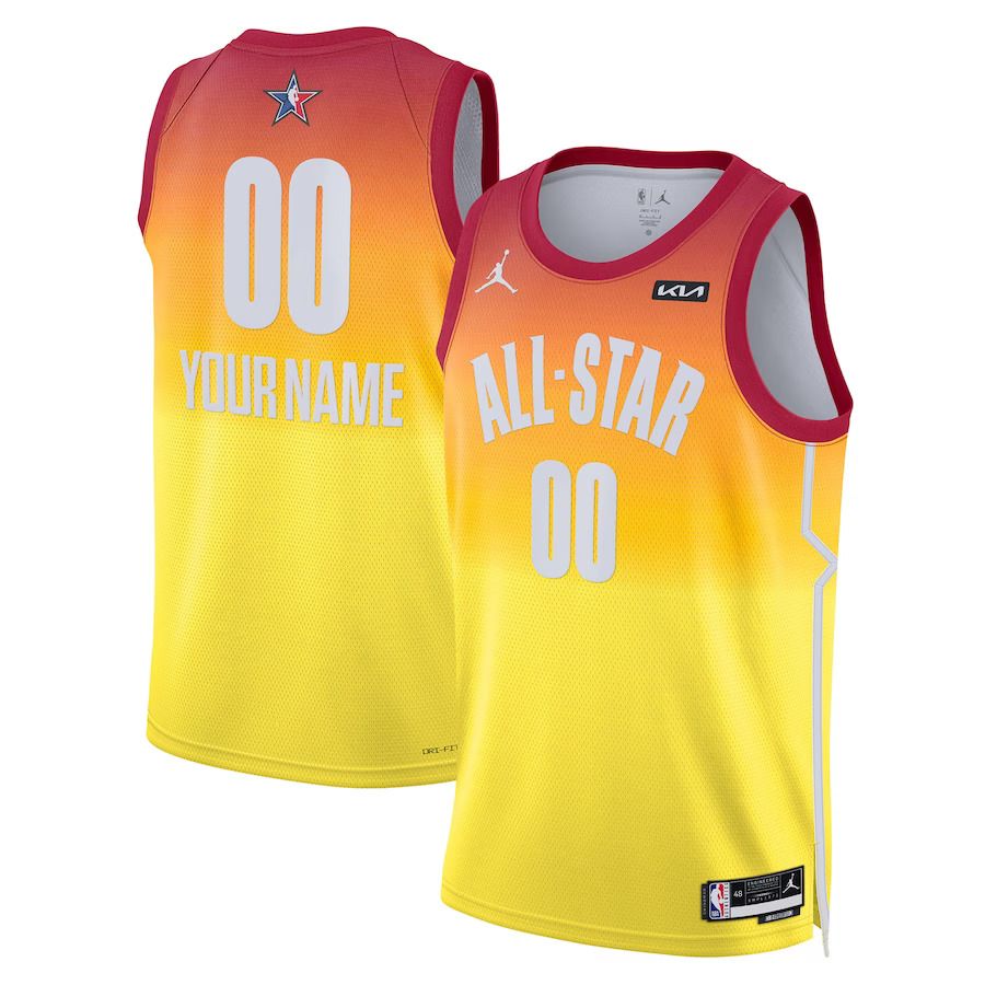 Men Cleveland Cavaliers Jordan Brand Orange 2023 NBA All-Star Game Pick-A-Player Swingman Custom NBA Jersey